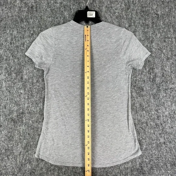 Disney Minnie Mouse Graphic Tee Shirt Gray Red Polka Dot Bow Sketch Art M Womens - Picture 6 of 8